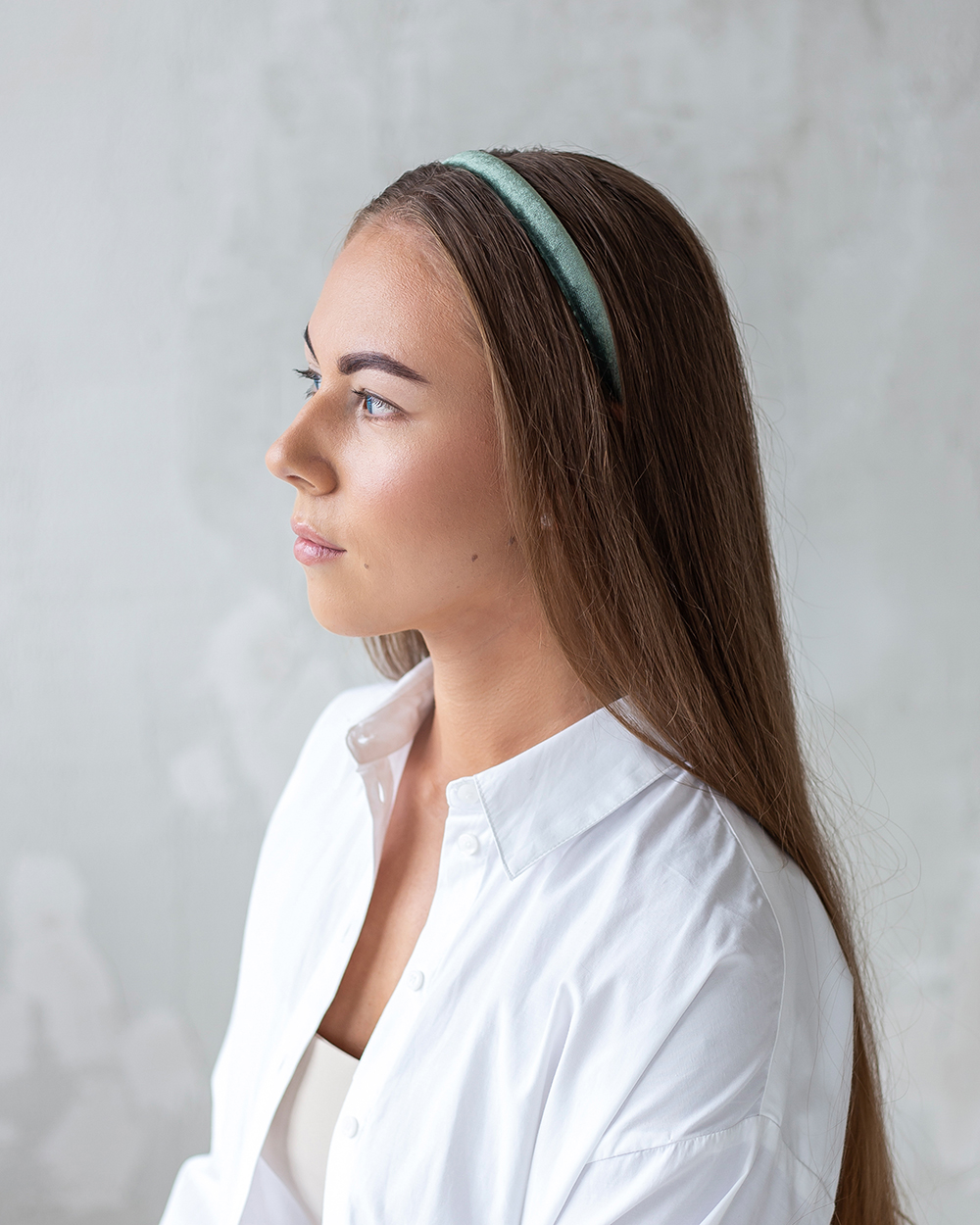 Aksominis siauras lankelis, Green