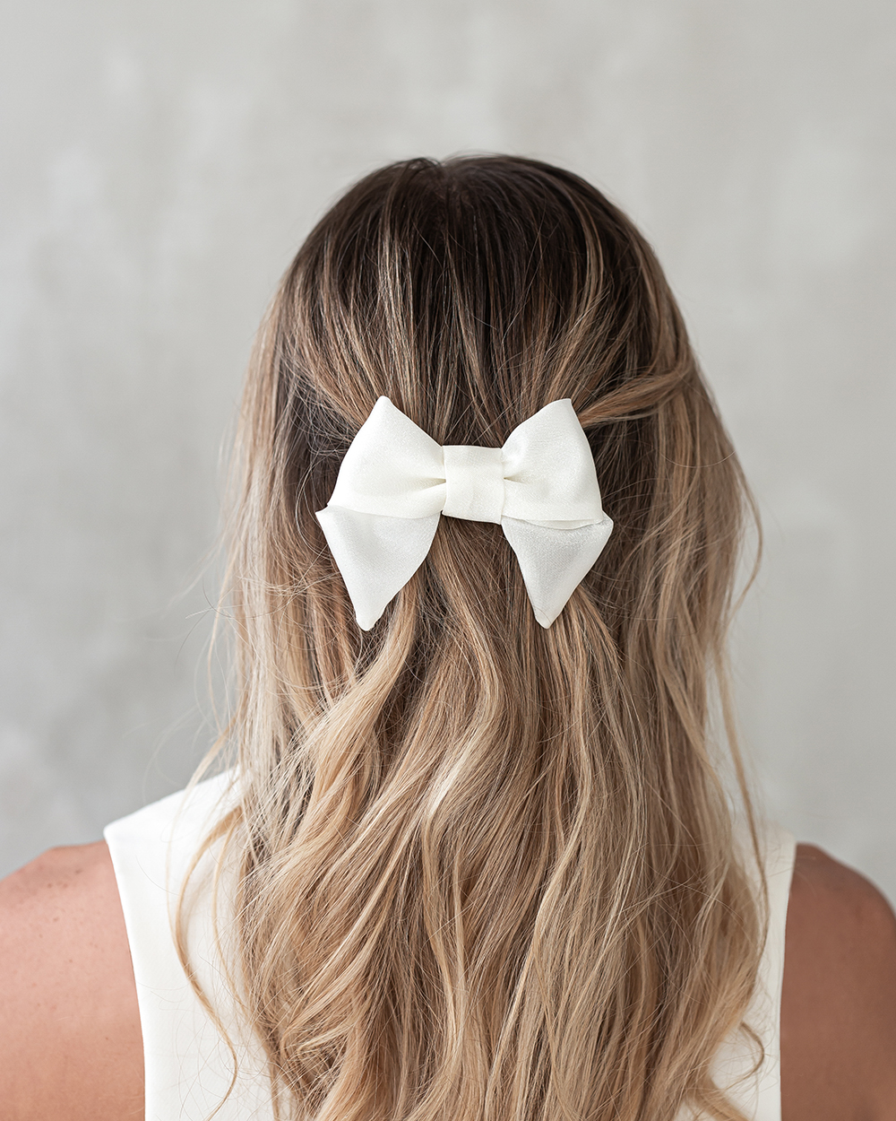 Organzos mini kaspinėlis, Ivory