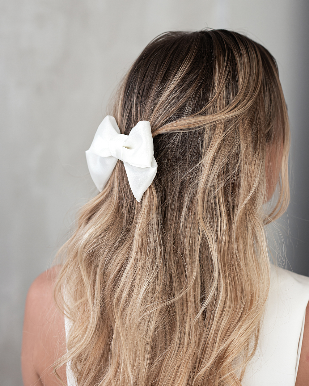 Organzos mini kaspinėlis, Ivory