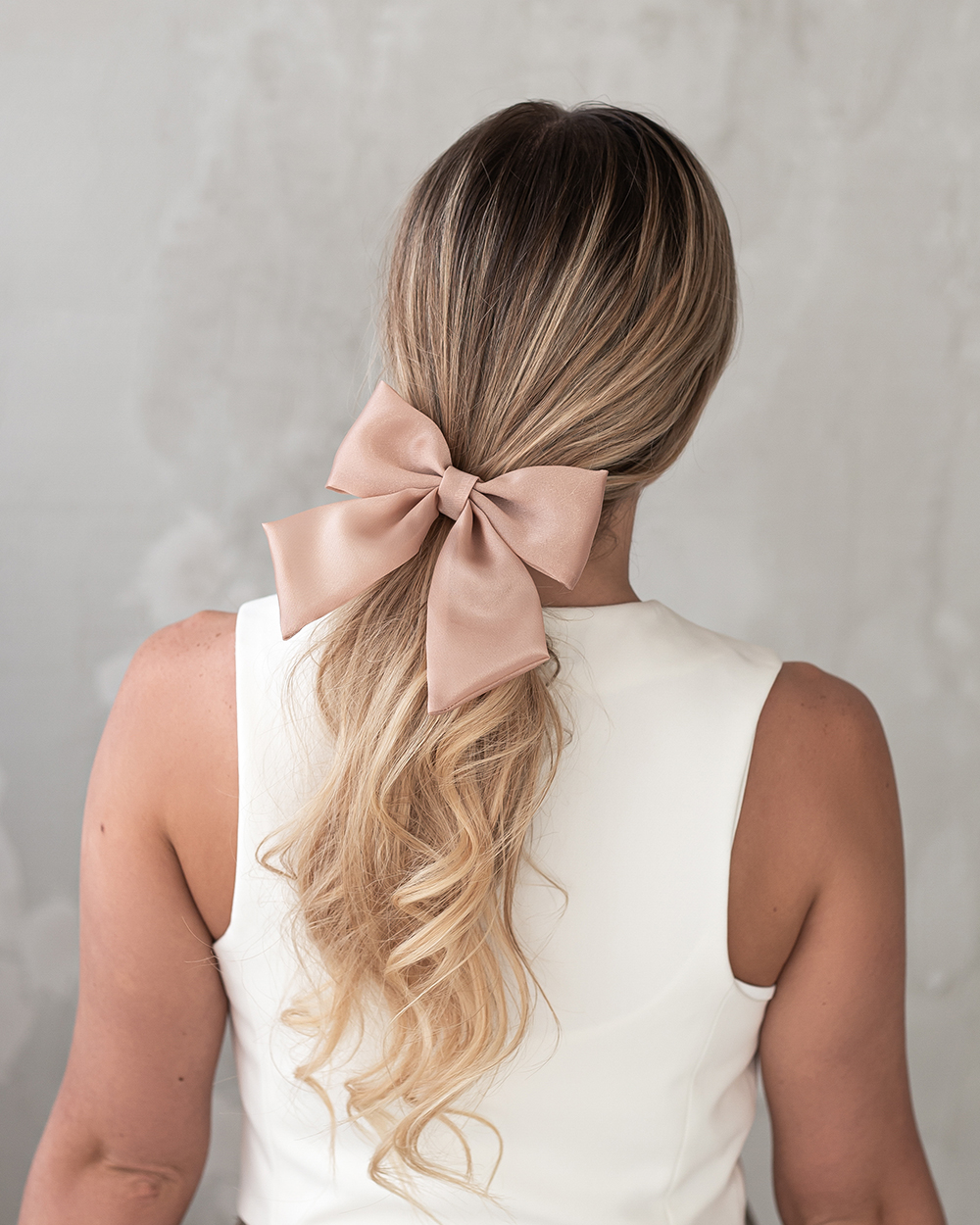 Organzos kaspinas plaukams, Pudra