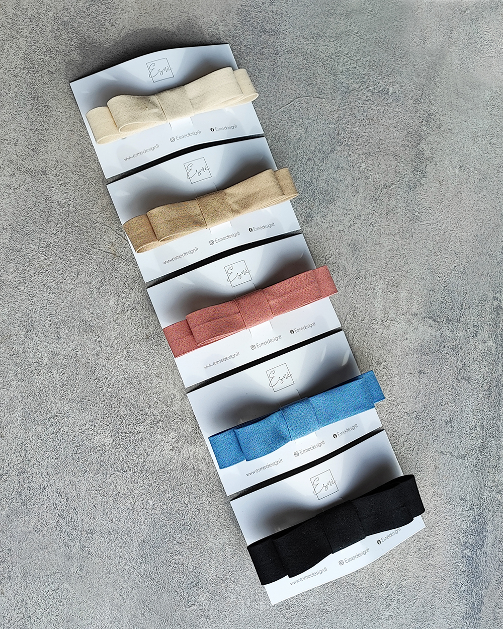 Medvilnės segtukas, kelios spalvos