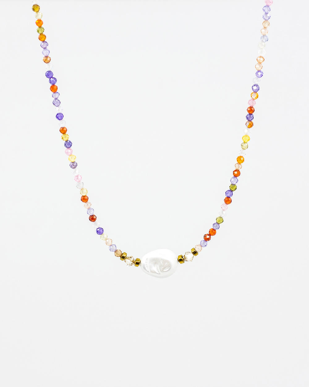 Vėrinys "Sparkle" su perlu, Multicolor