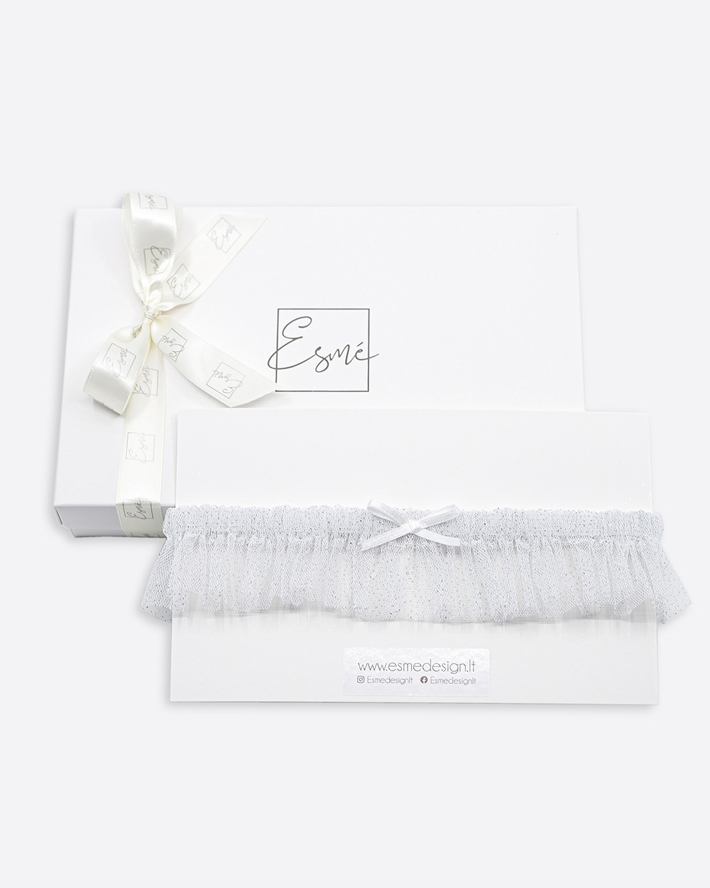 Blizgaus tiulio keliaraištis, Silver