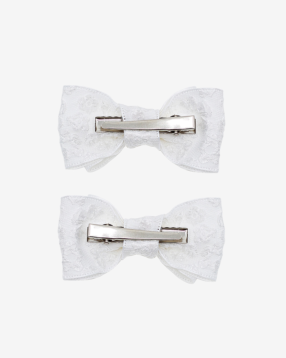 Krikšto žvakės ir segtukų rinkinys su gėlėtu kaspinu