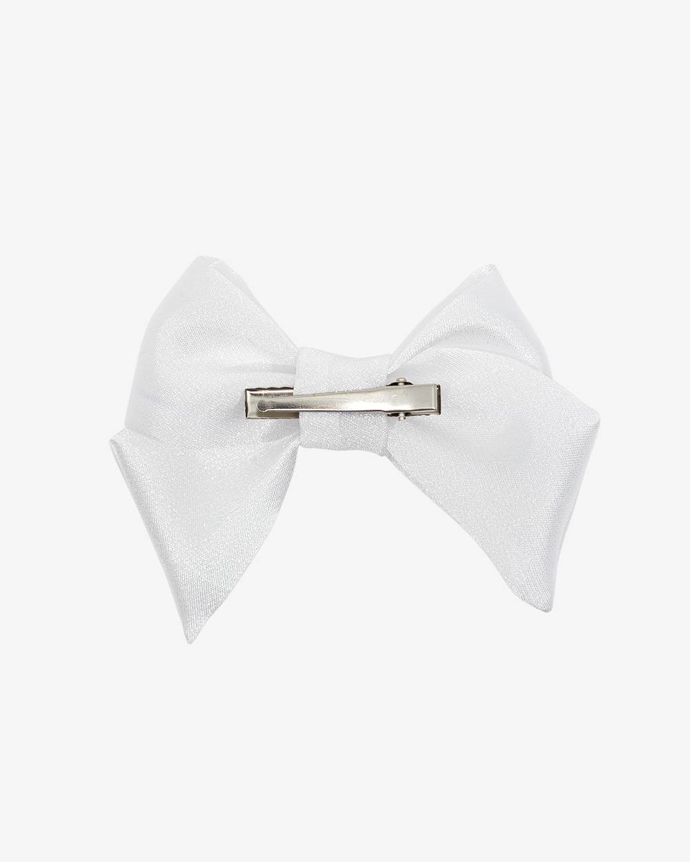 Organzos kaspinėlis mergaitei, White