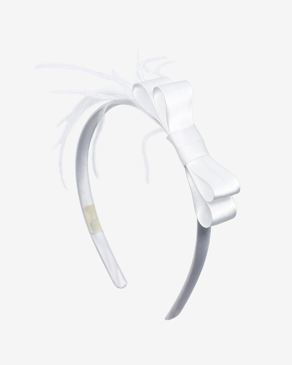 Lankelis su kaspinu ir plunksnomis