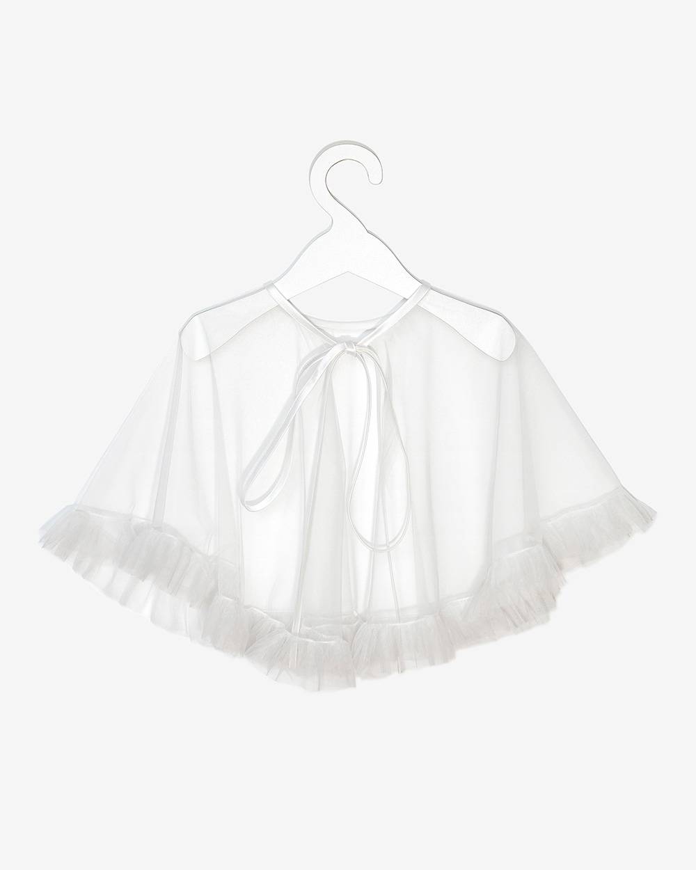 Krikštynų skraistė su raukiniais