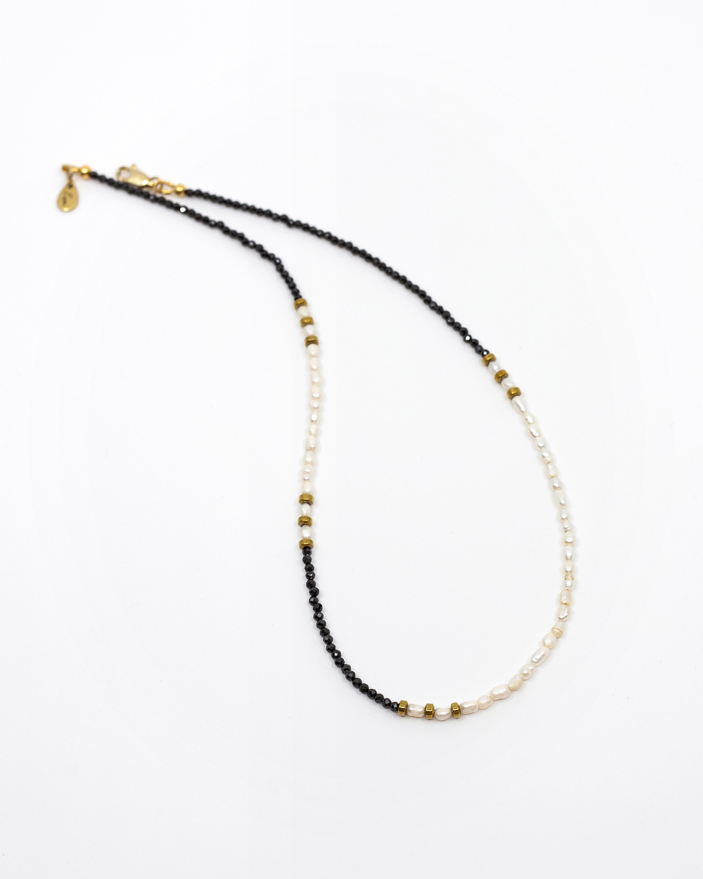 Vėrinys su perlais ir cirkoniais