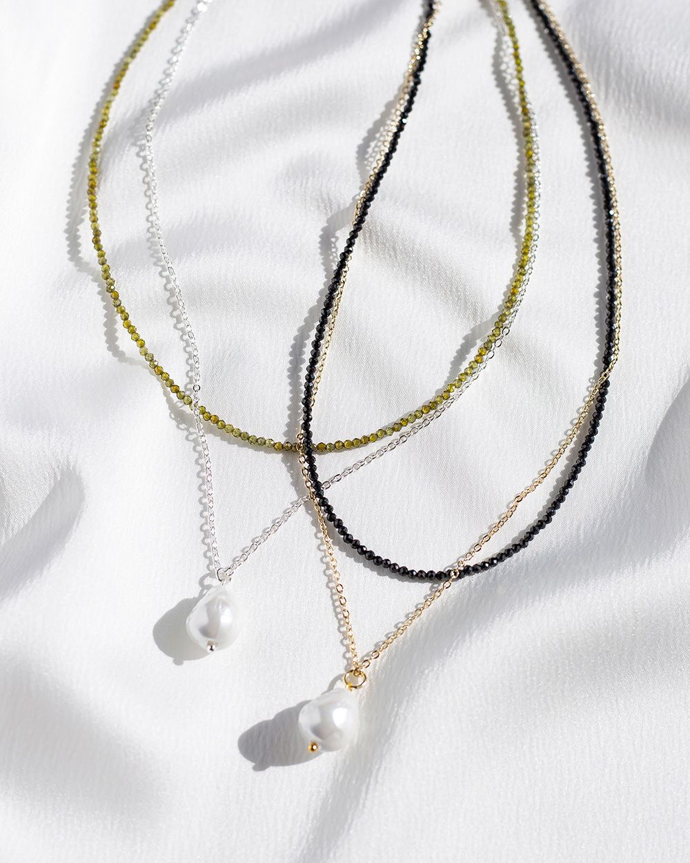 Vėrinys "Sparkle" su grandinėle, Black