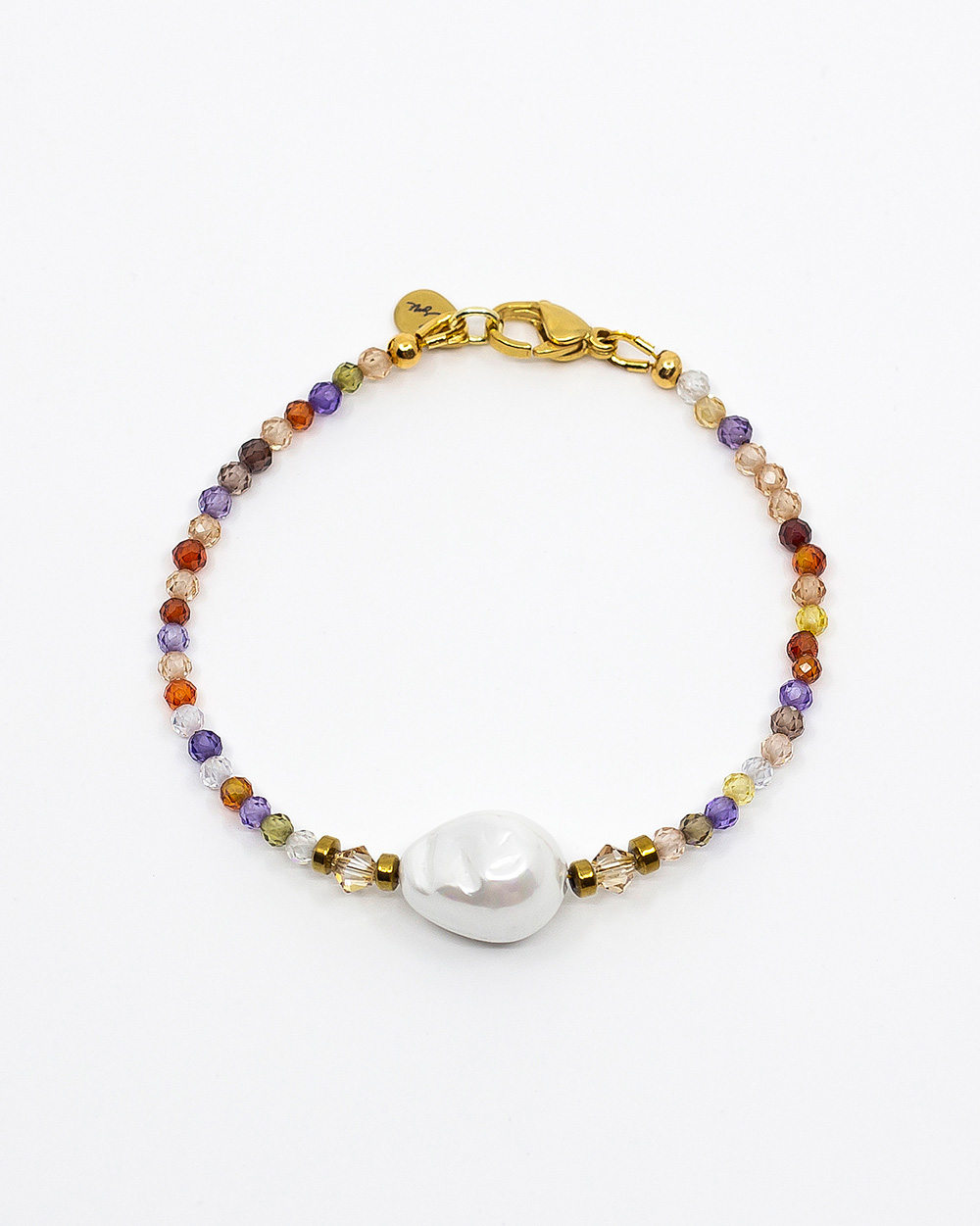 Apyrankė "Sparkle" su perlu, Multicolor