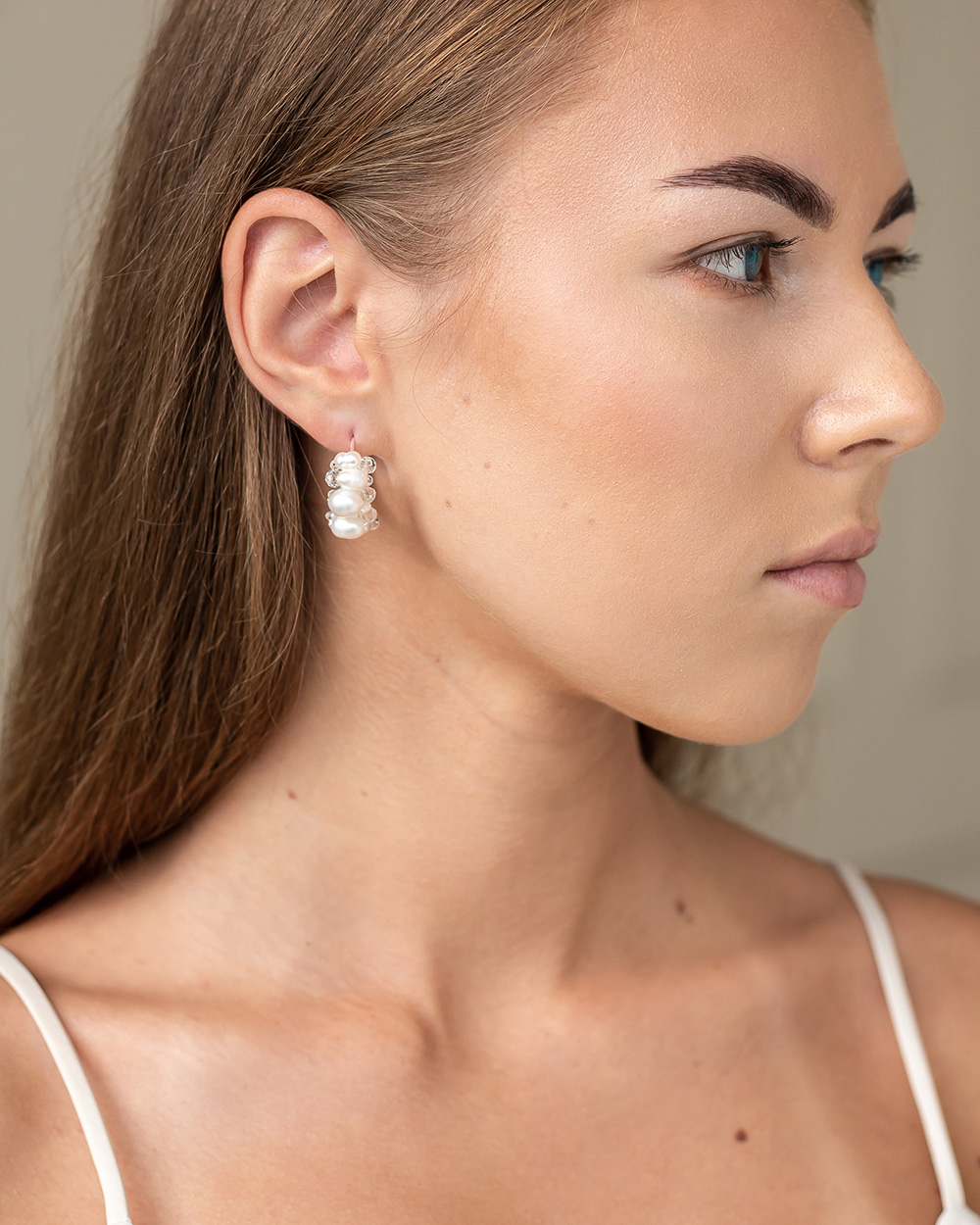 Auskarai "Lorelei", Silver