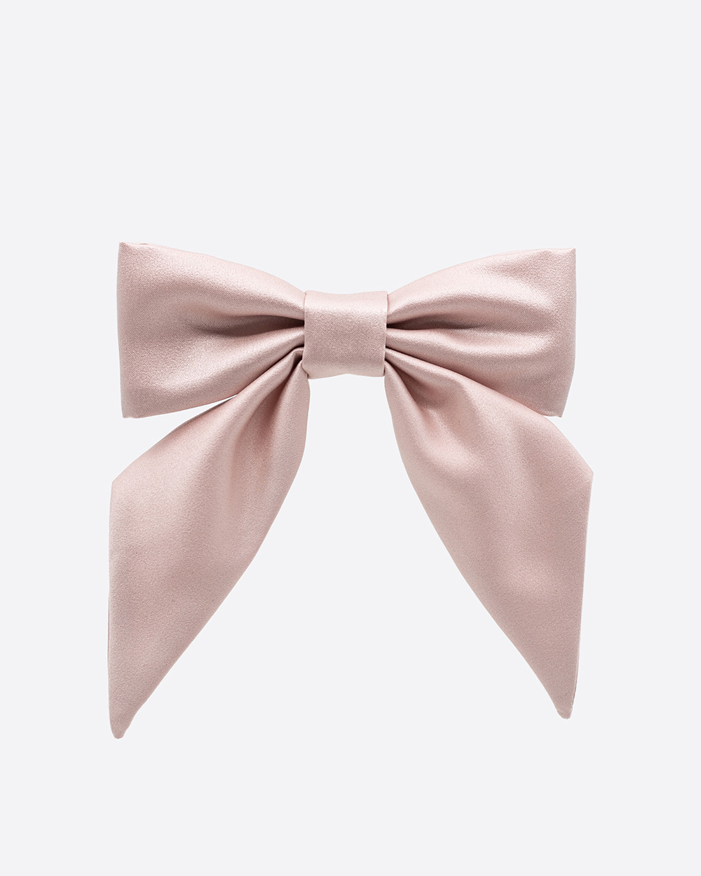 Satino kaspinas plaukams, Dusty Pink