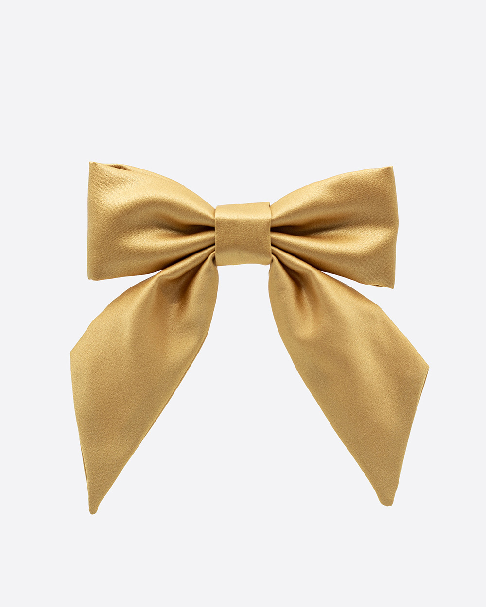 Satino kaspinas plaukams, Gold