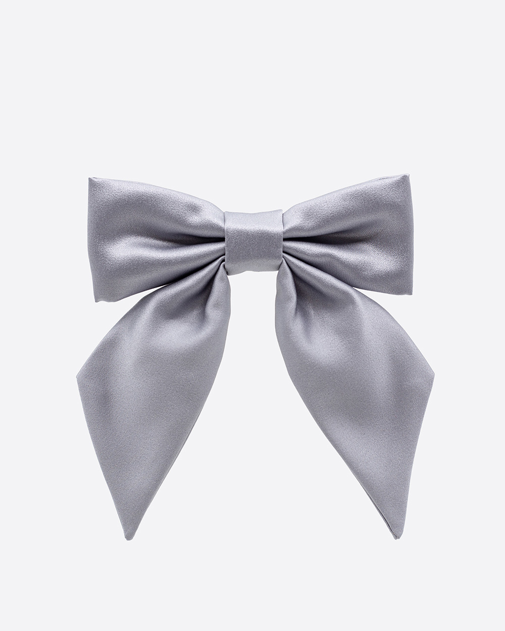 Satino kaspinas plaukams, Silver