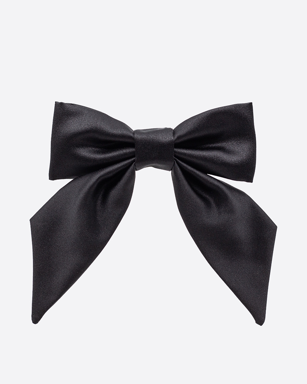 Satino kaspinas plaukams, Black