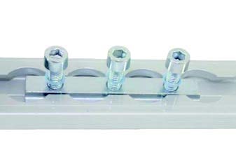 Plokštelė Airline bėgeliui, su M6 dydžio skylėmis (be varžtų)