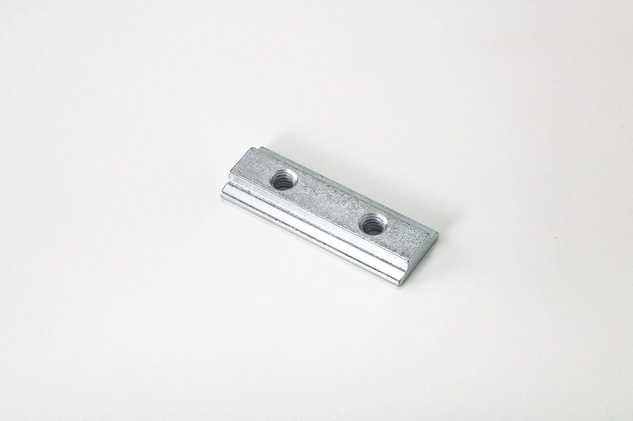 Plokštelė Airline bėgeliui, su M6 dydžio skylėmis (be varžtų)