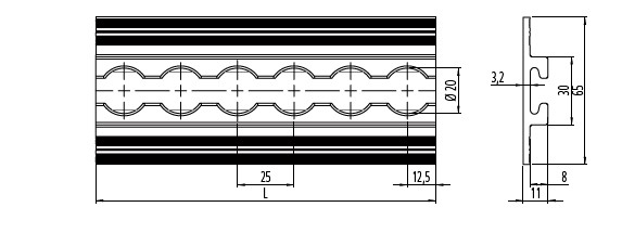Tvirtinimo juosta - Airline - 6 variantas