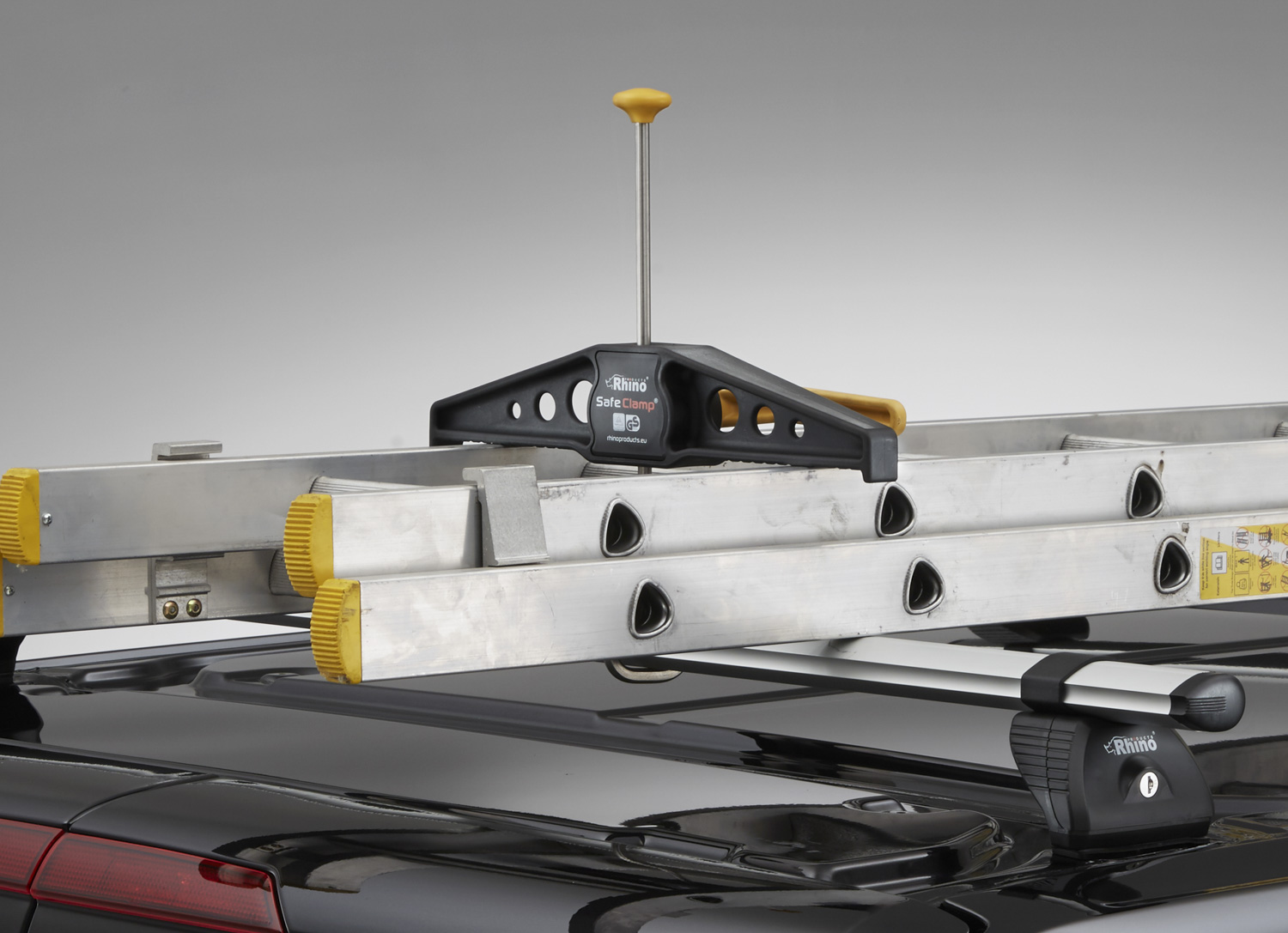 Rhino SafeClamp kopėčių spaustuvų komplektas (2 vienetai) - universalūs