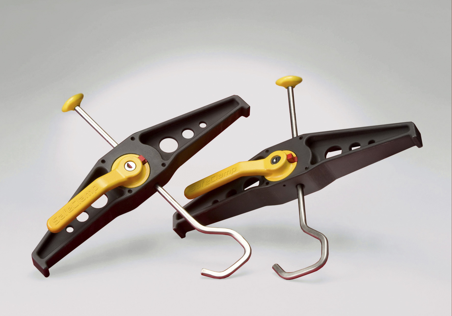 Rhino SafeClamp kopėčių spaustuvų komplektas (2 vienetai) - universalūs