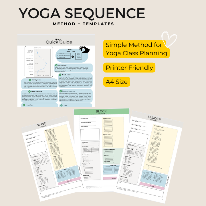 Yoga Sequence Guide + Template