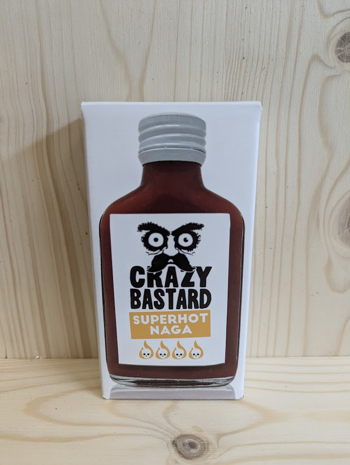 Crazy Bastard Hot Sauce - Superhot Naga