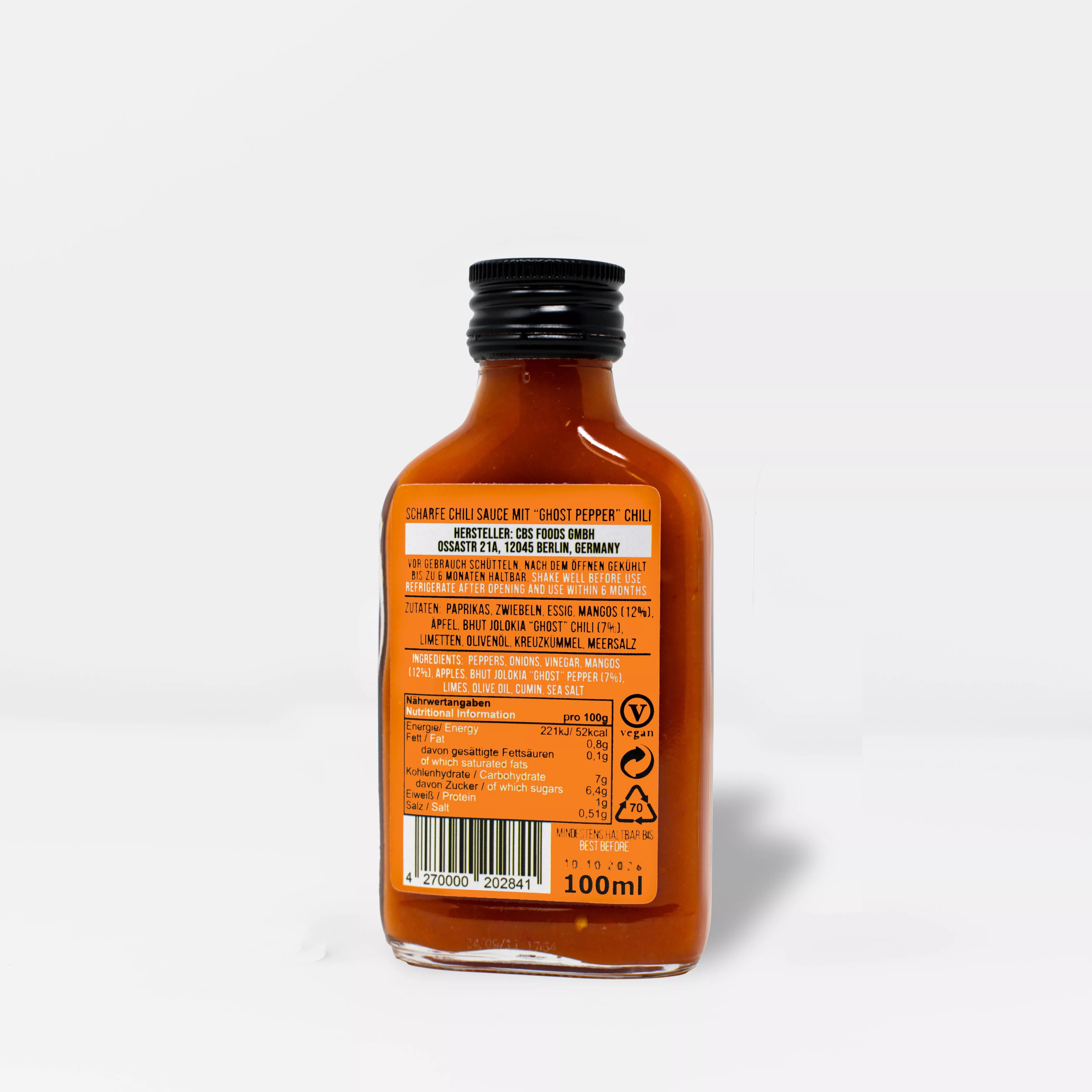 Crazy Bastard Hot Sauce - Mangue