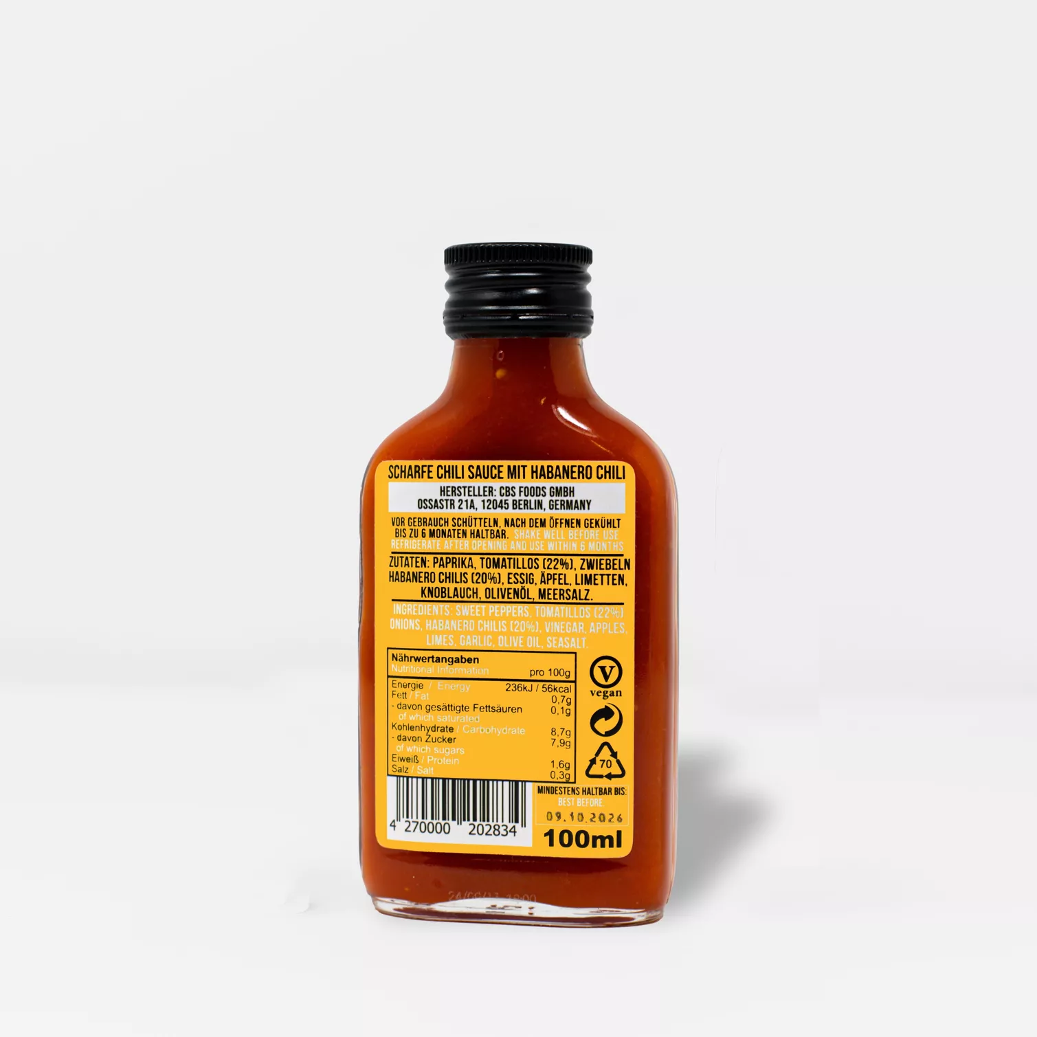 Crazy Bastard Hot Sauce - Tomatilles