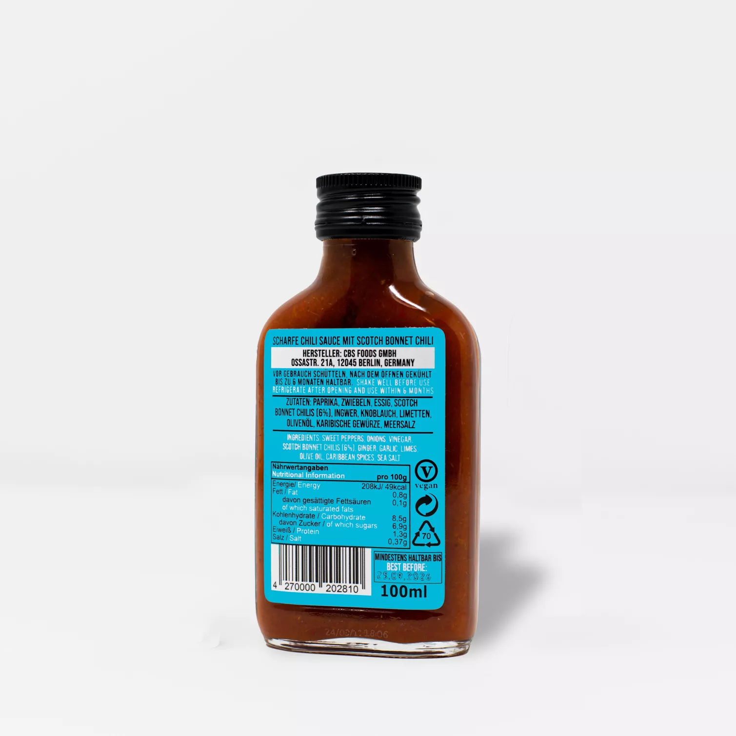 Crazy Bastard Hot Sauce - Epices des caraibes