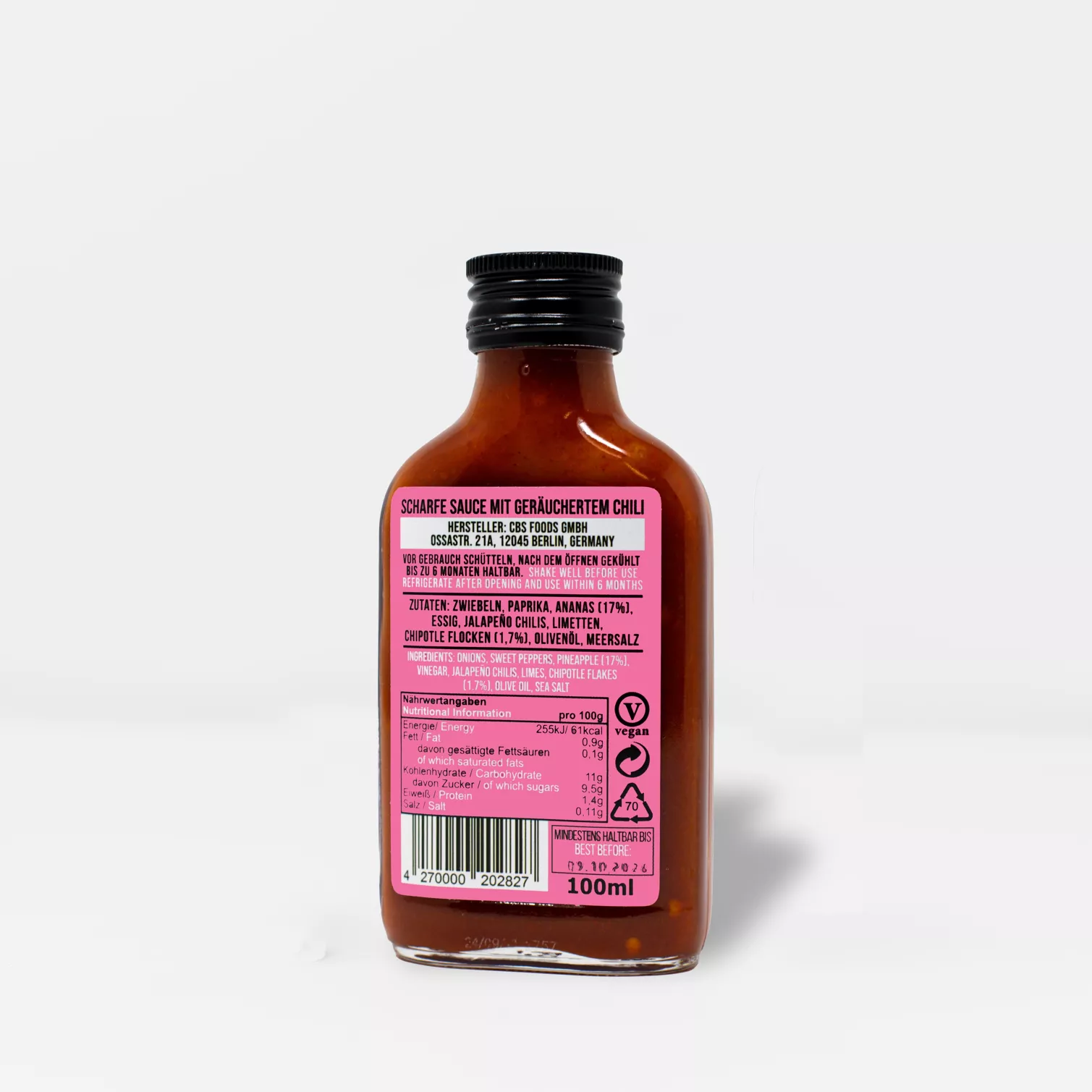 Crazy Bastard Hot Sauce - Ananas