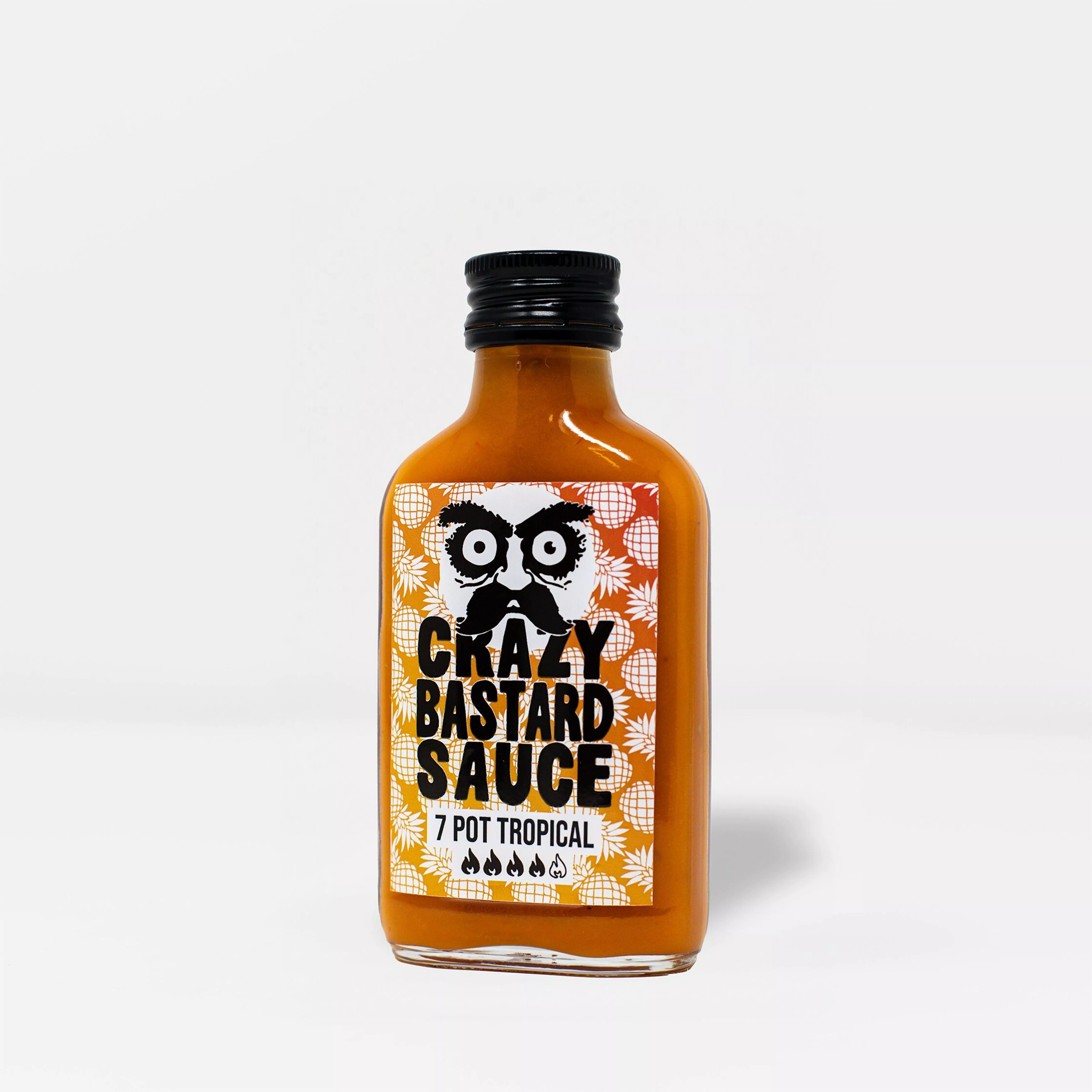 Crazy Bastard Hot Sauce - 7 pot tropical
