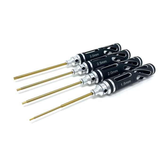 MT Racing 4 Piece "Titan" Precision Metric Hex Driver Set