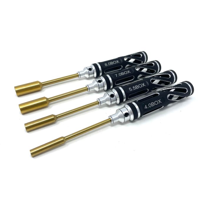 MT Racing 4 Piece "Titan" Precision Metric Nut Driver Set