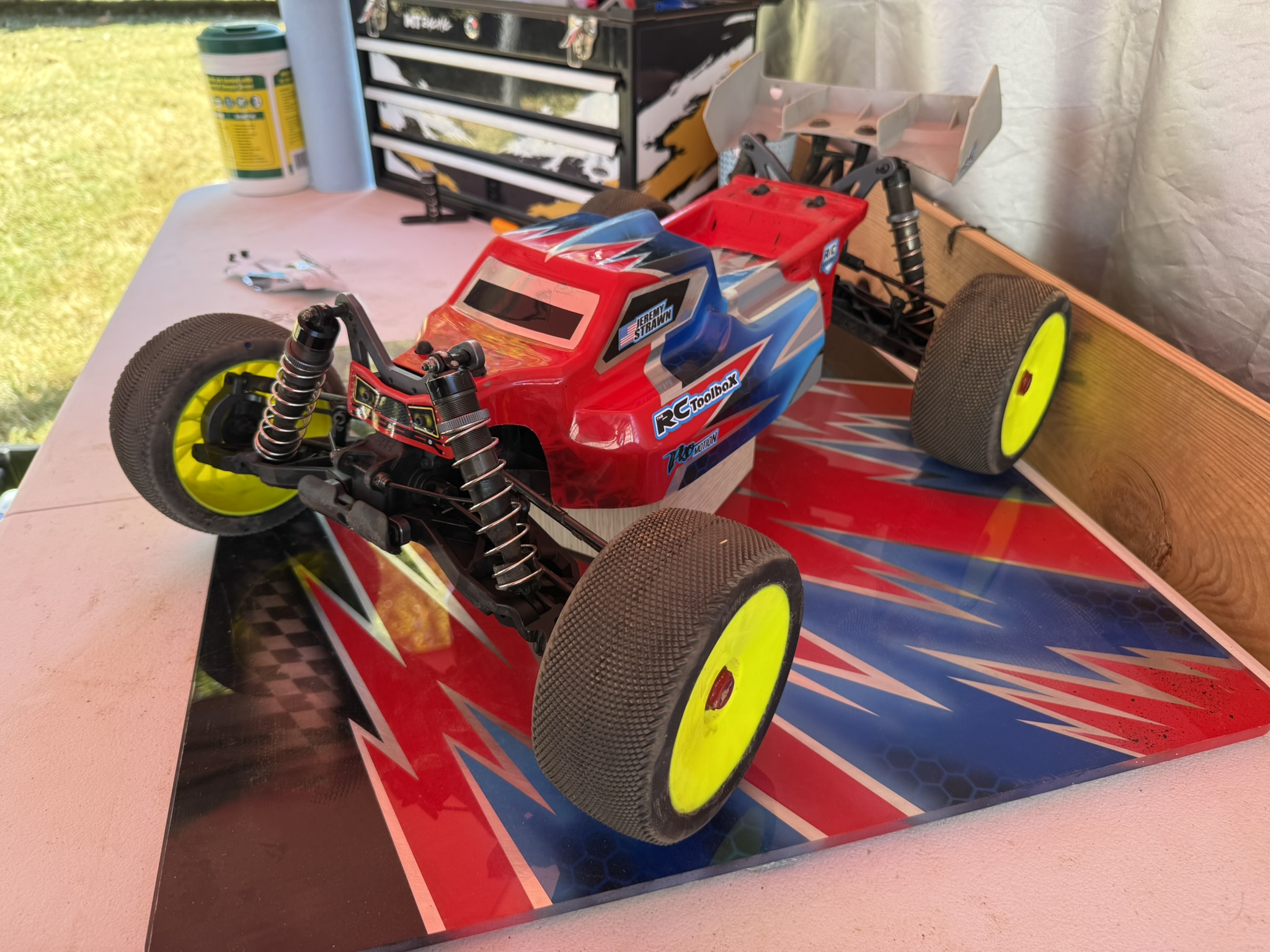 Custom Airbrushed 3/8" Acrylic Plexiglass Pit Boards 22"x23.5"