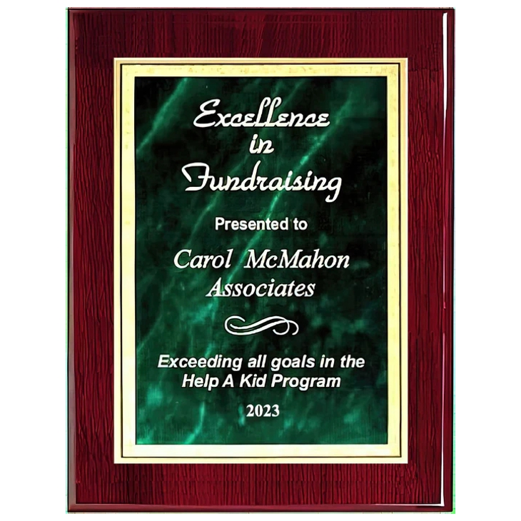 Premier Emerald Mist Engraved Plaque