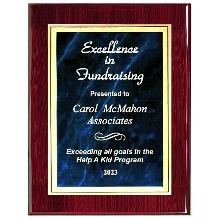 Premier Sapphire Mist Engraved Plaque