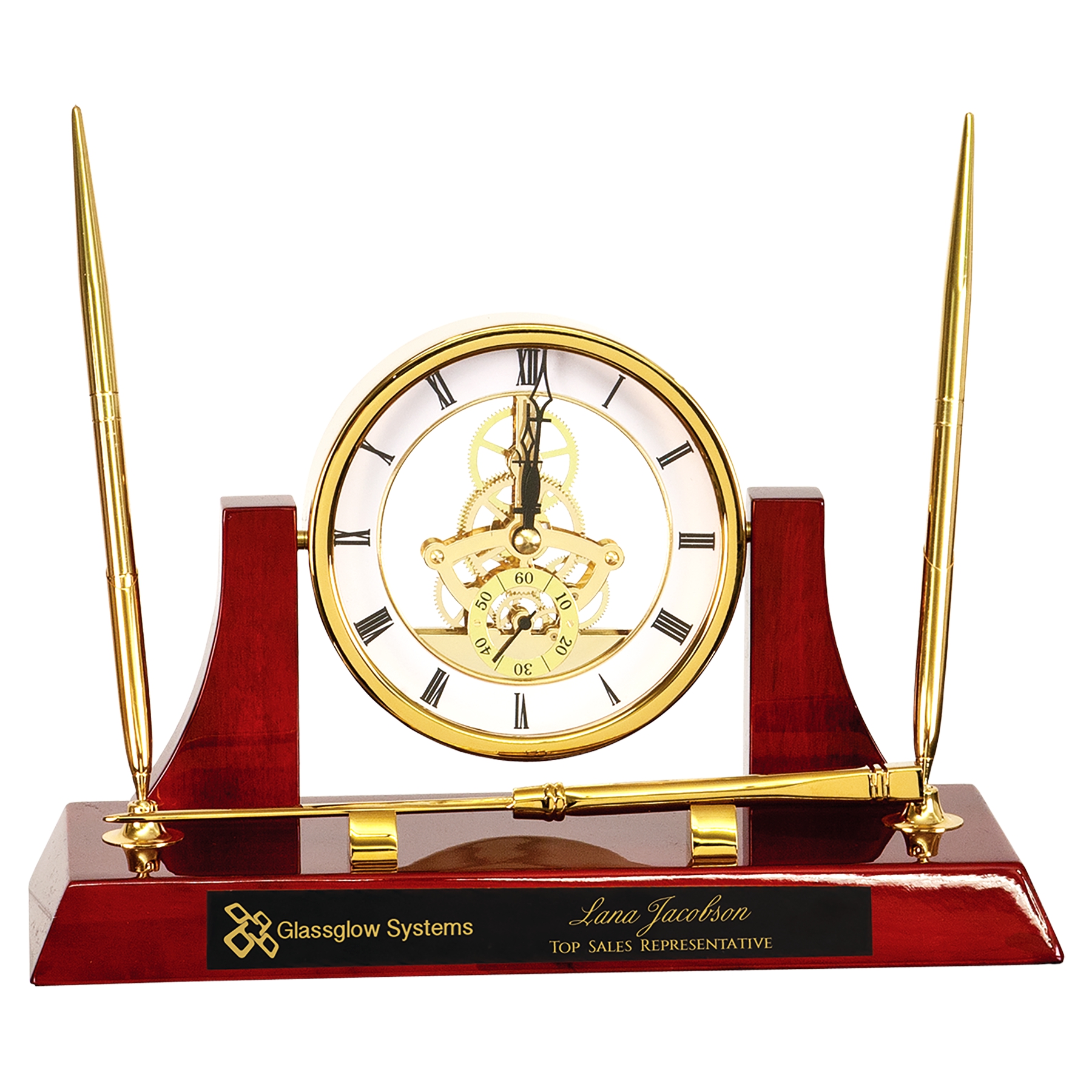 Premier Clock & Pens Set