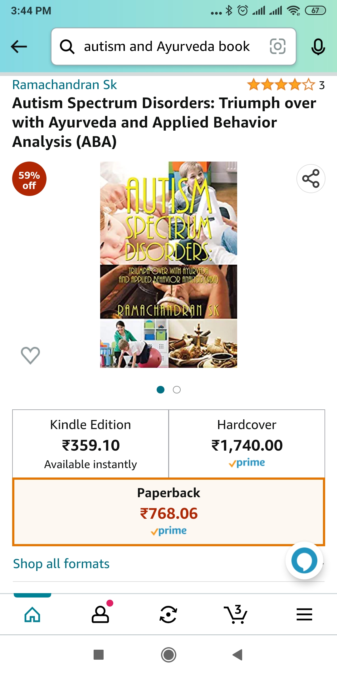 Book on 'Autism Spectrum Disorders'