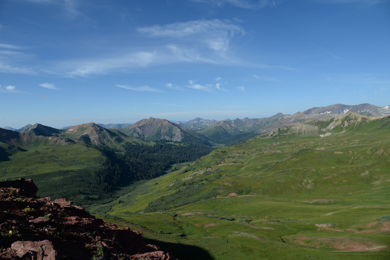 S15 West Maroon Valley Frigid Air Pass Print