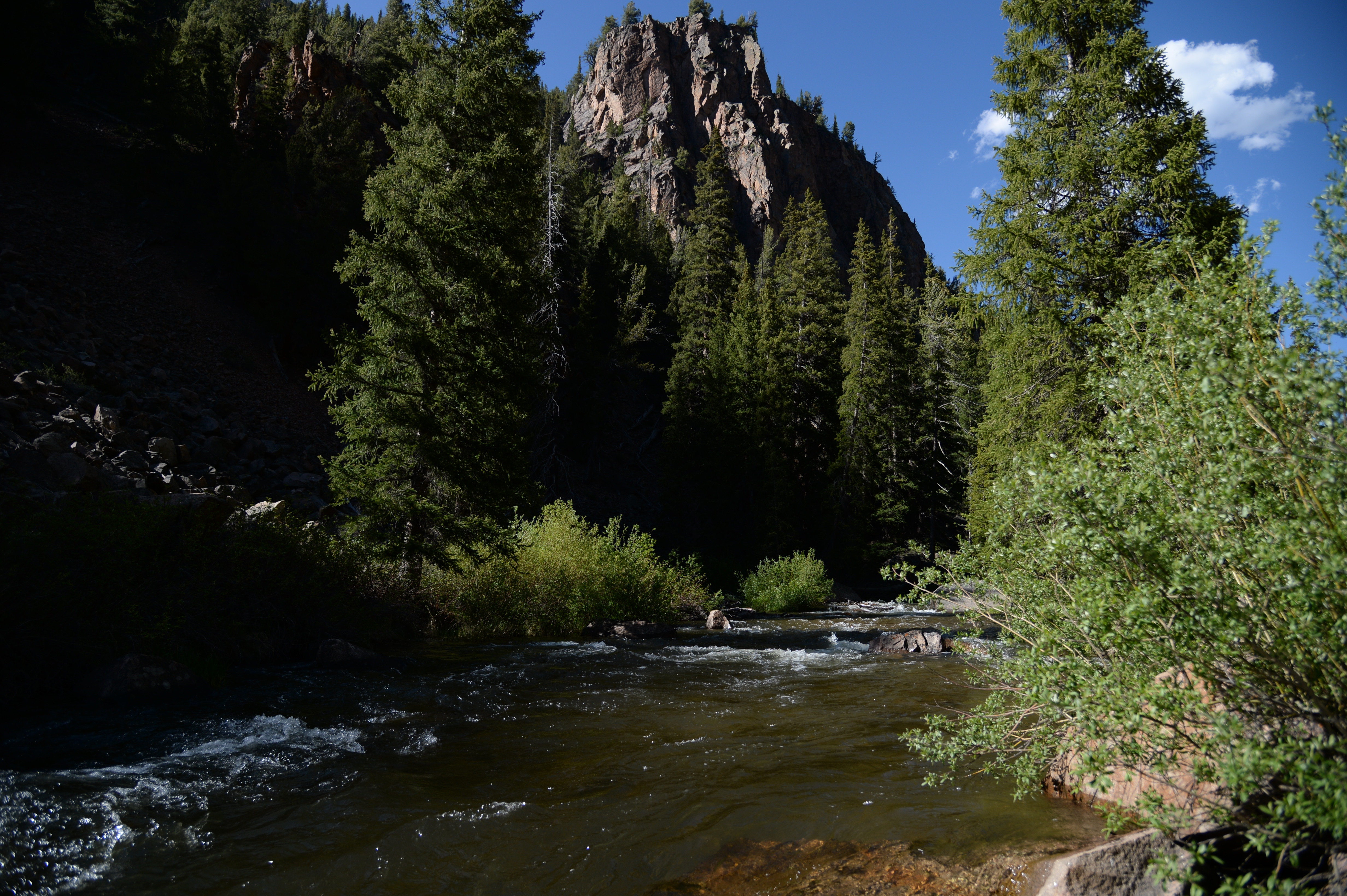 Spring Creek Canyon Sentinel Evening Sunlight Print - S96