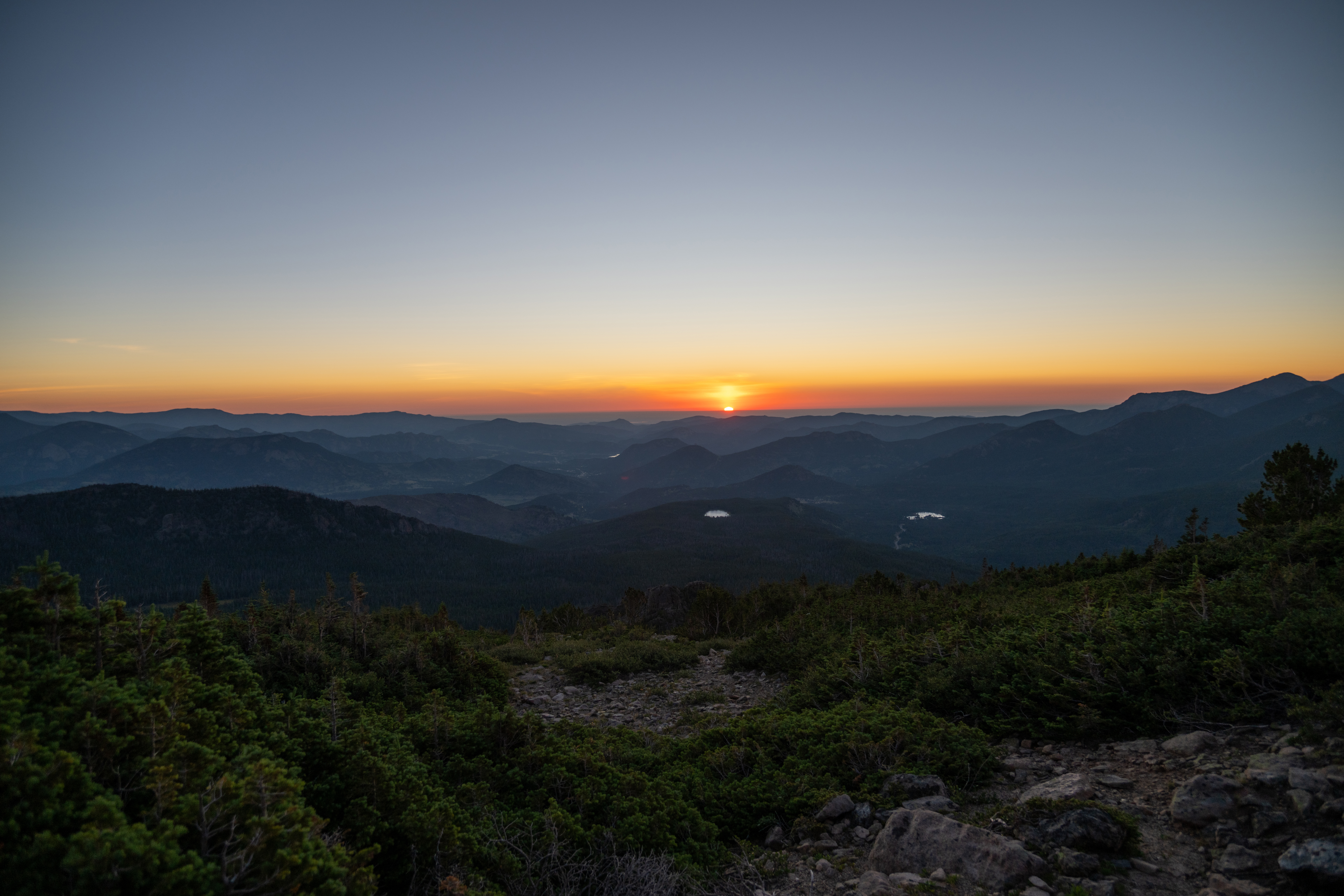 Flattop Mountain Sunrise Print - S106