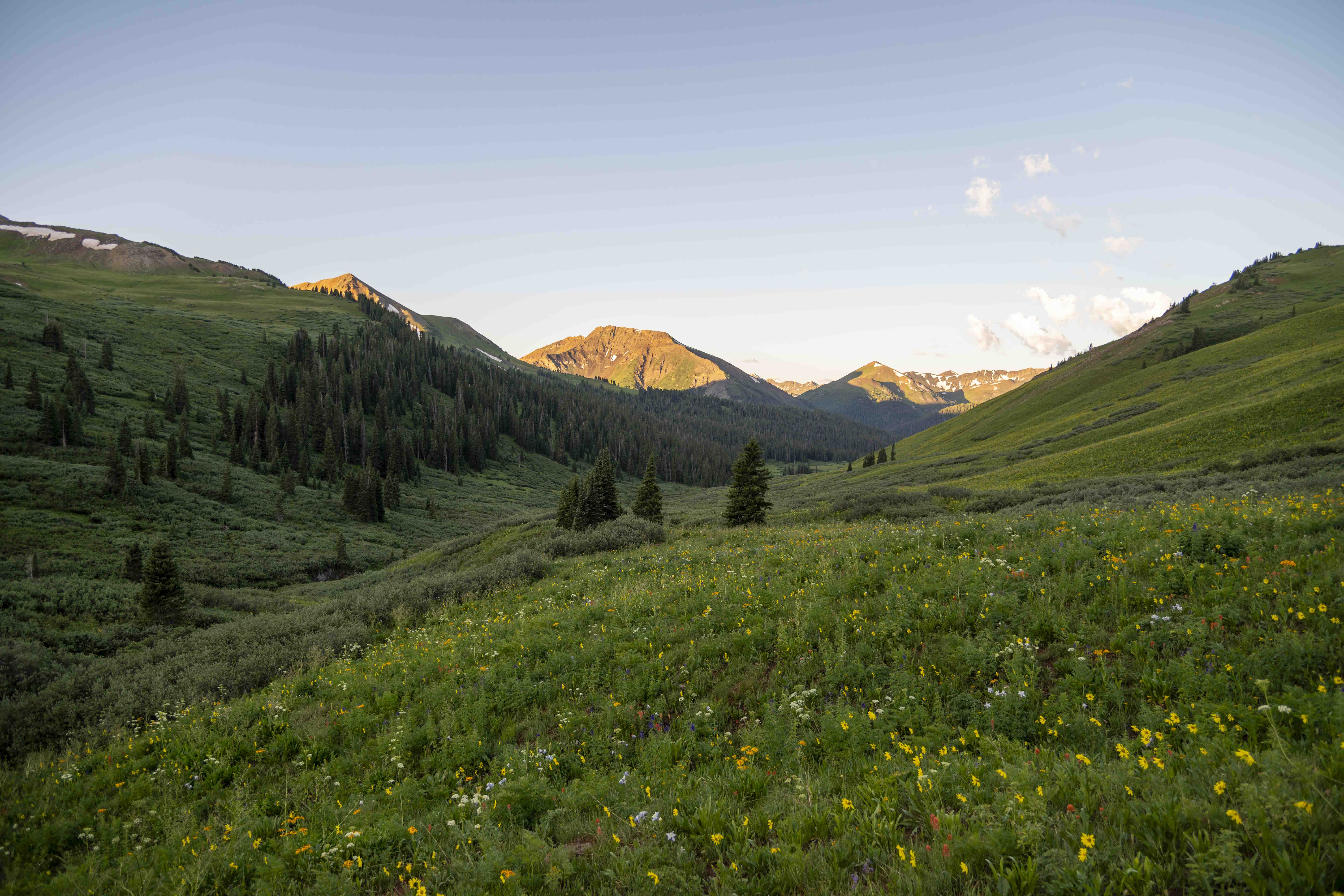 West Maroon Summer Sunrise Print - S101