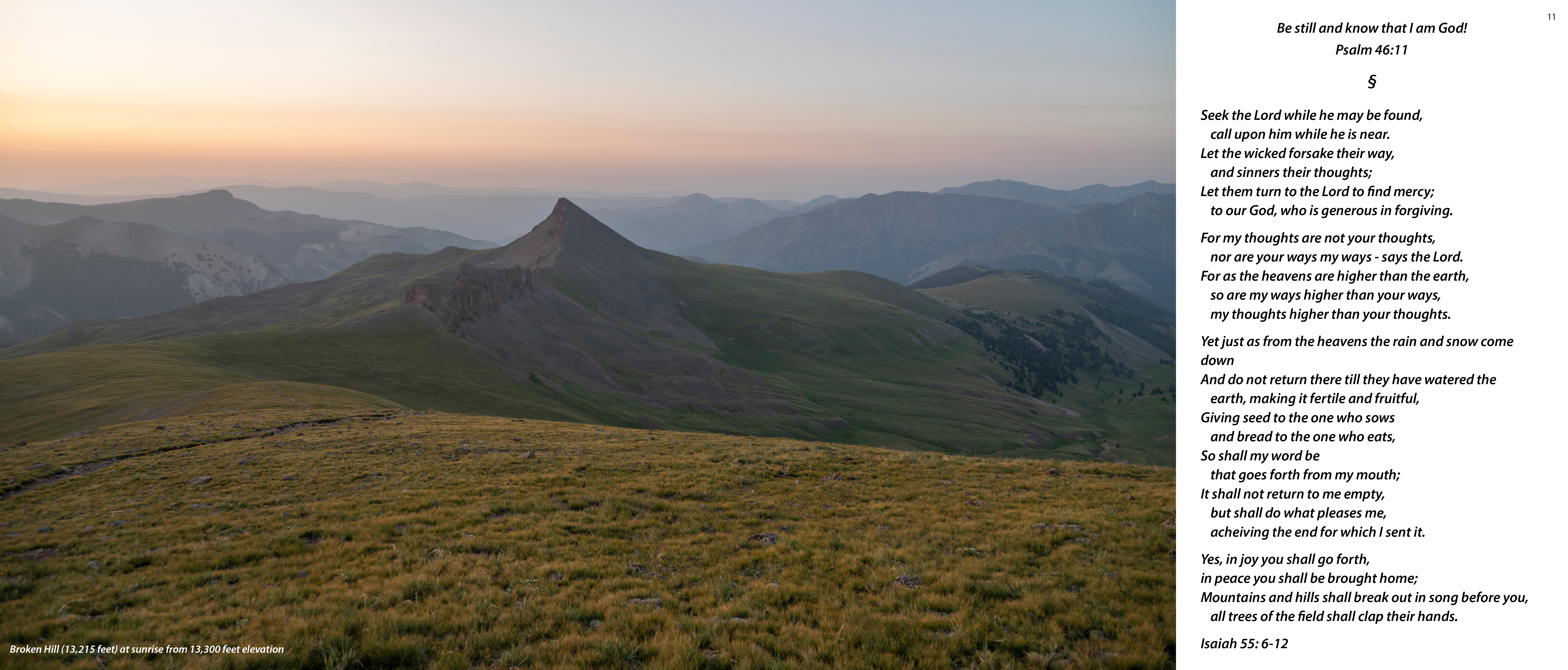 Colorado Divine Light Photo Book
