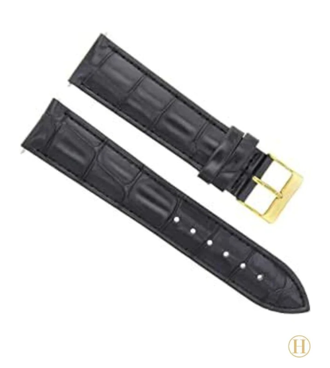 Herkus Genuine Leather Strap Black