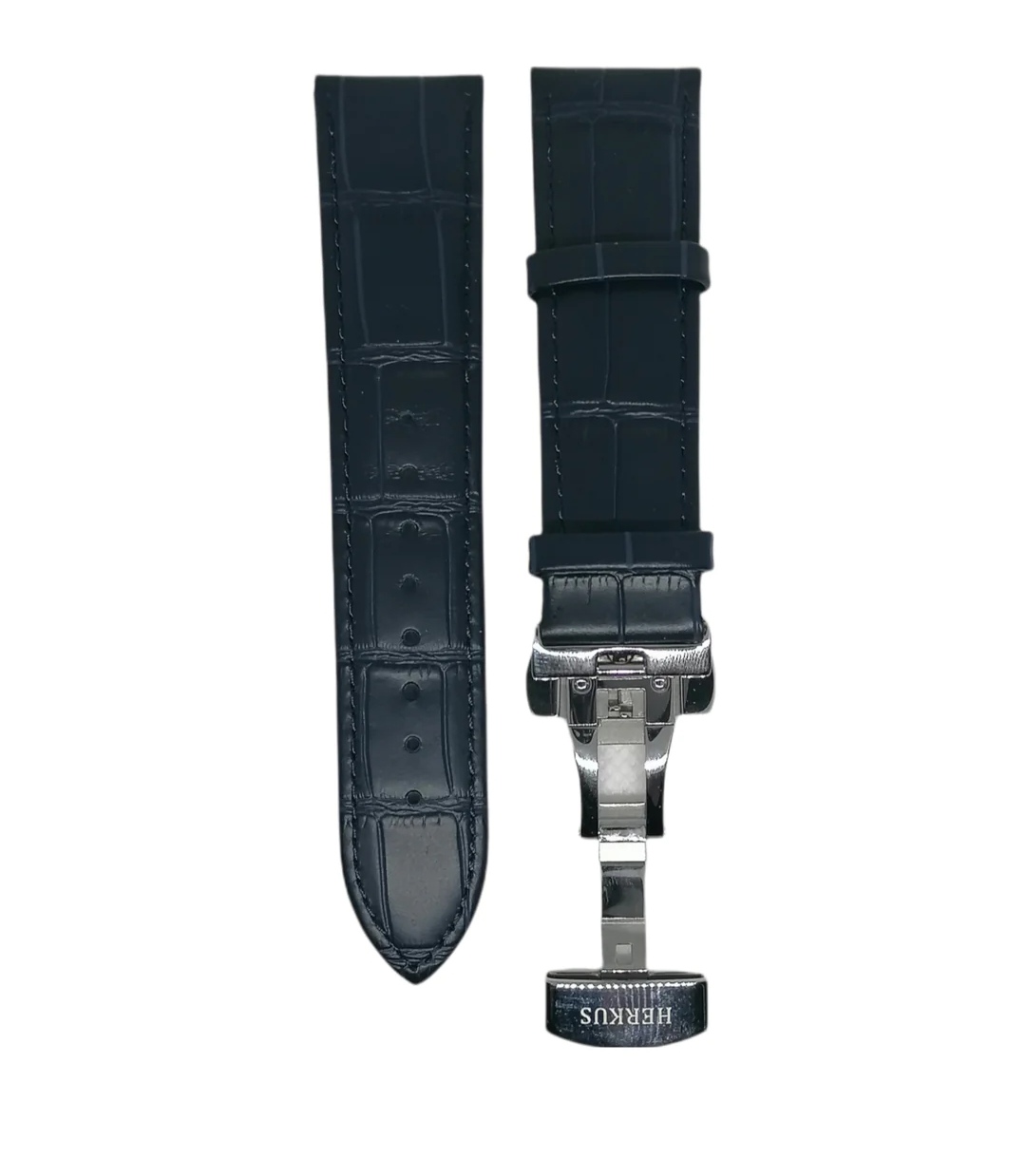 Herkus Genuine Leather Strap Black