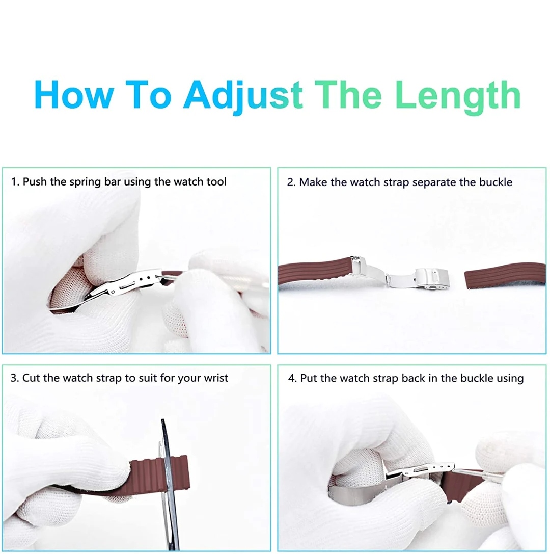 DIVER SILICONE RUBBER STRAP BURGUNDY