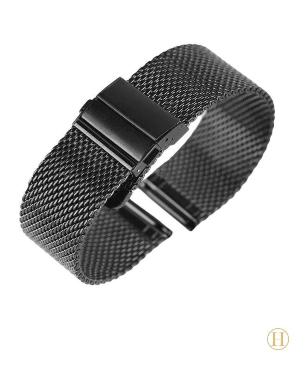 Stanless Steel BLACK Mesh Bracelet