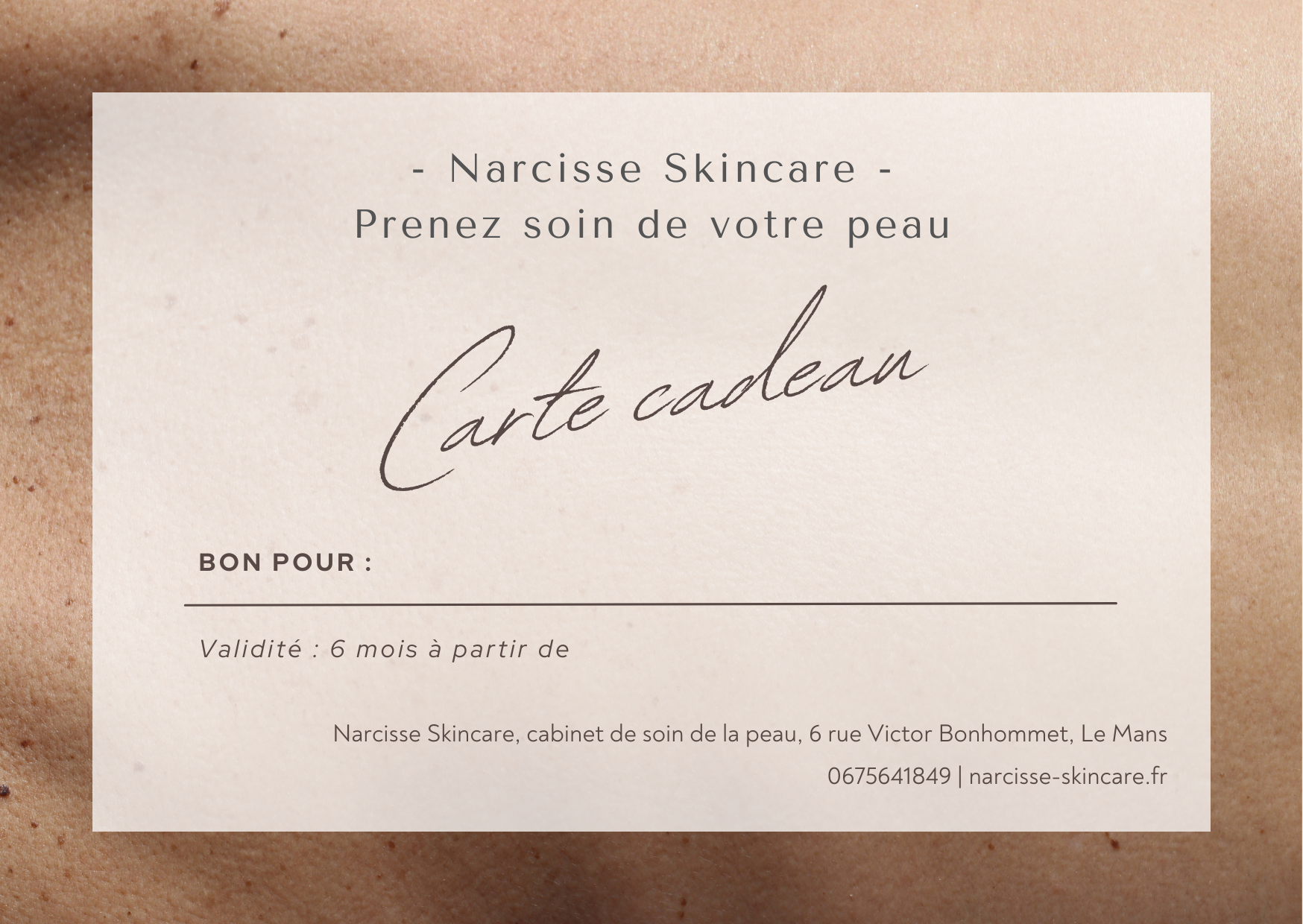 Carte cadeau virtuelle