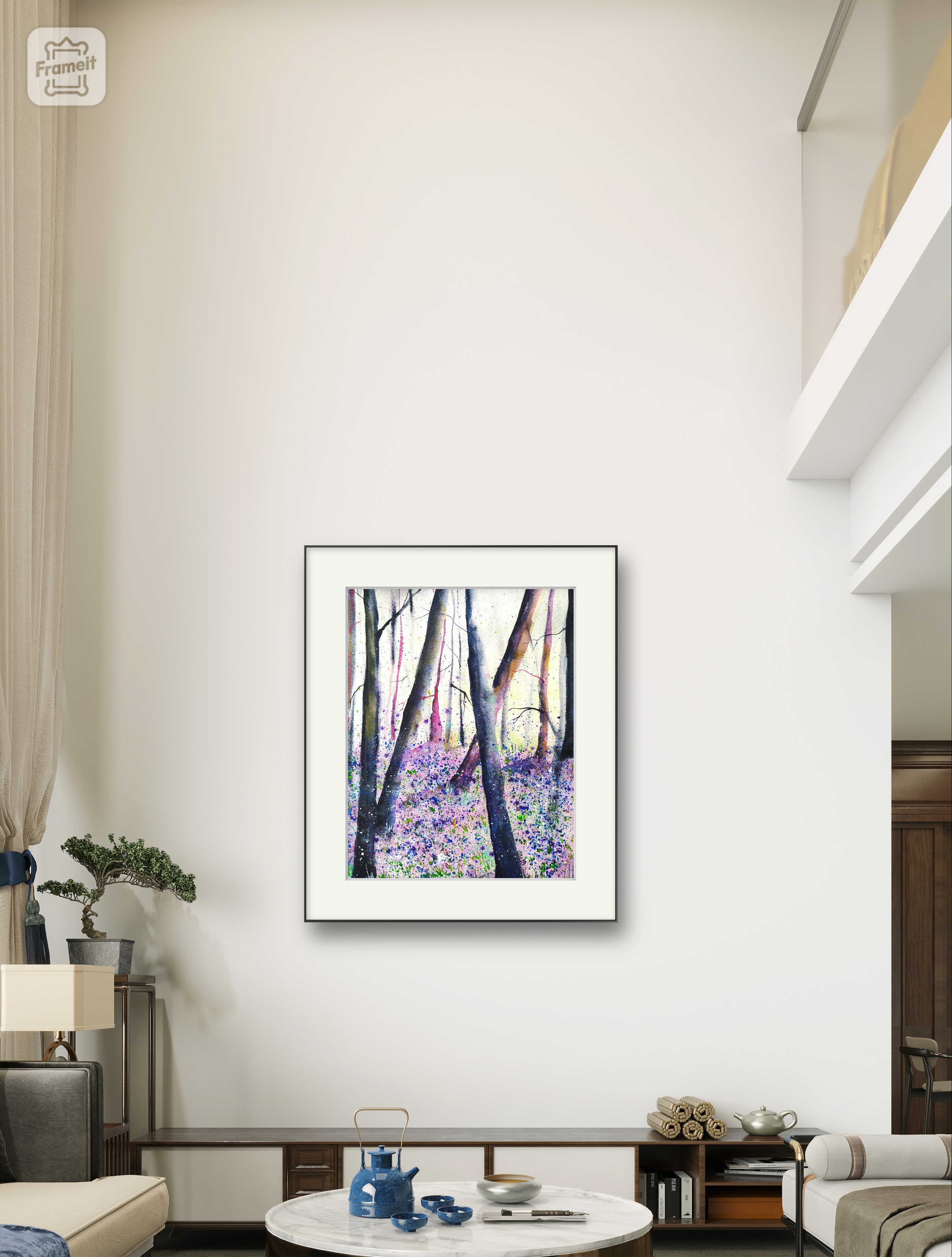 Purple forest