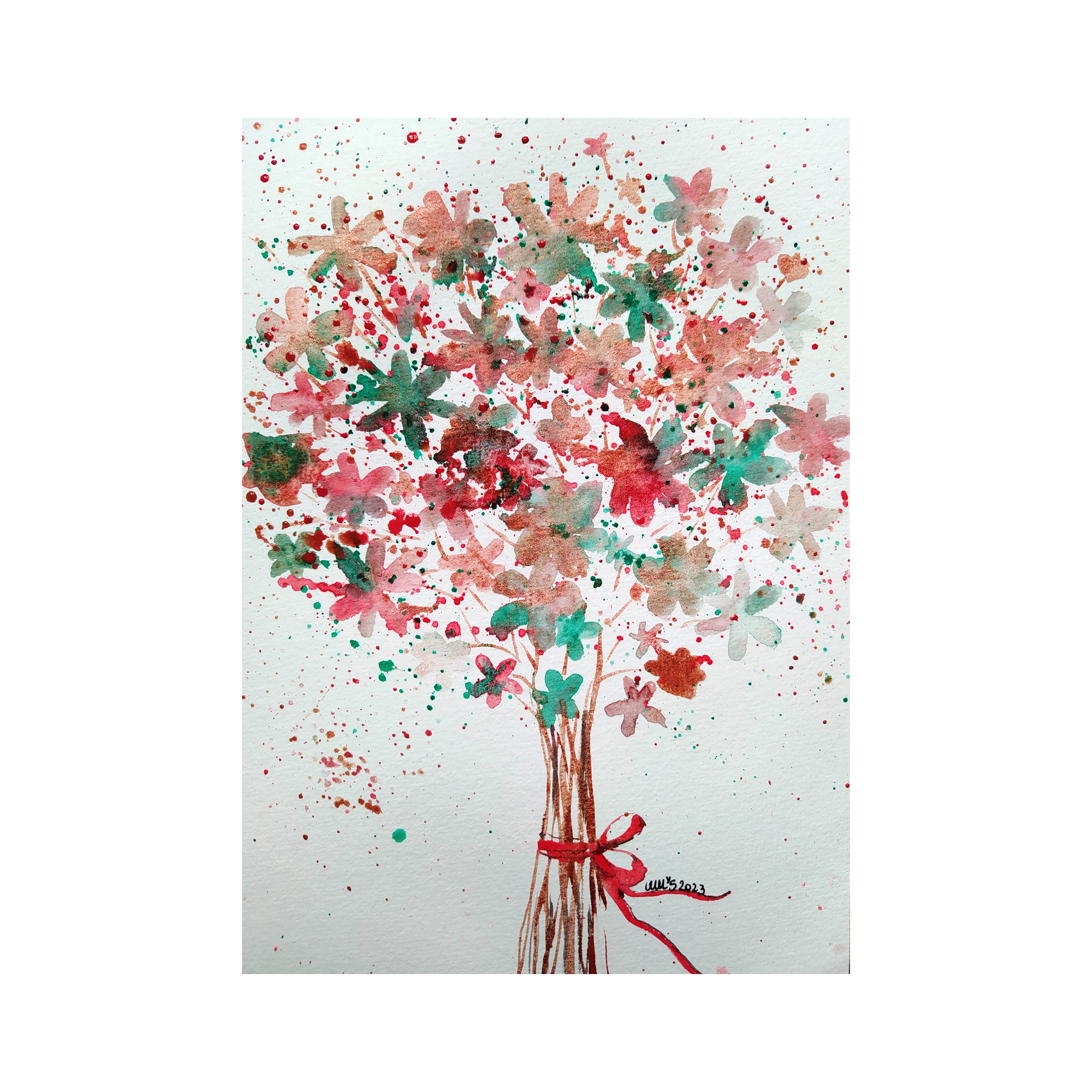 Bouquet rouge